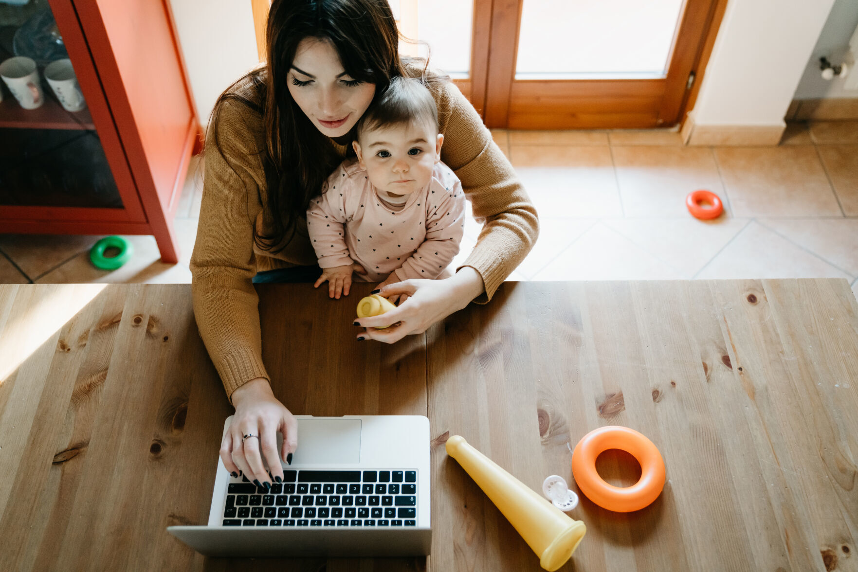 Working mothers are commonly educators and nurses, but that’s not who left work